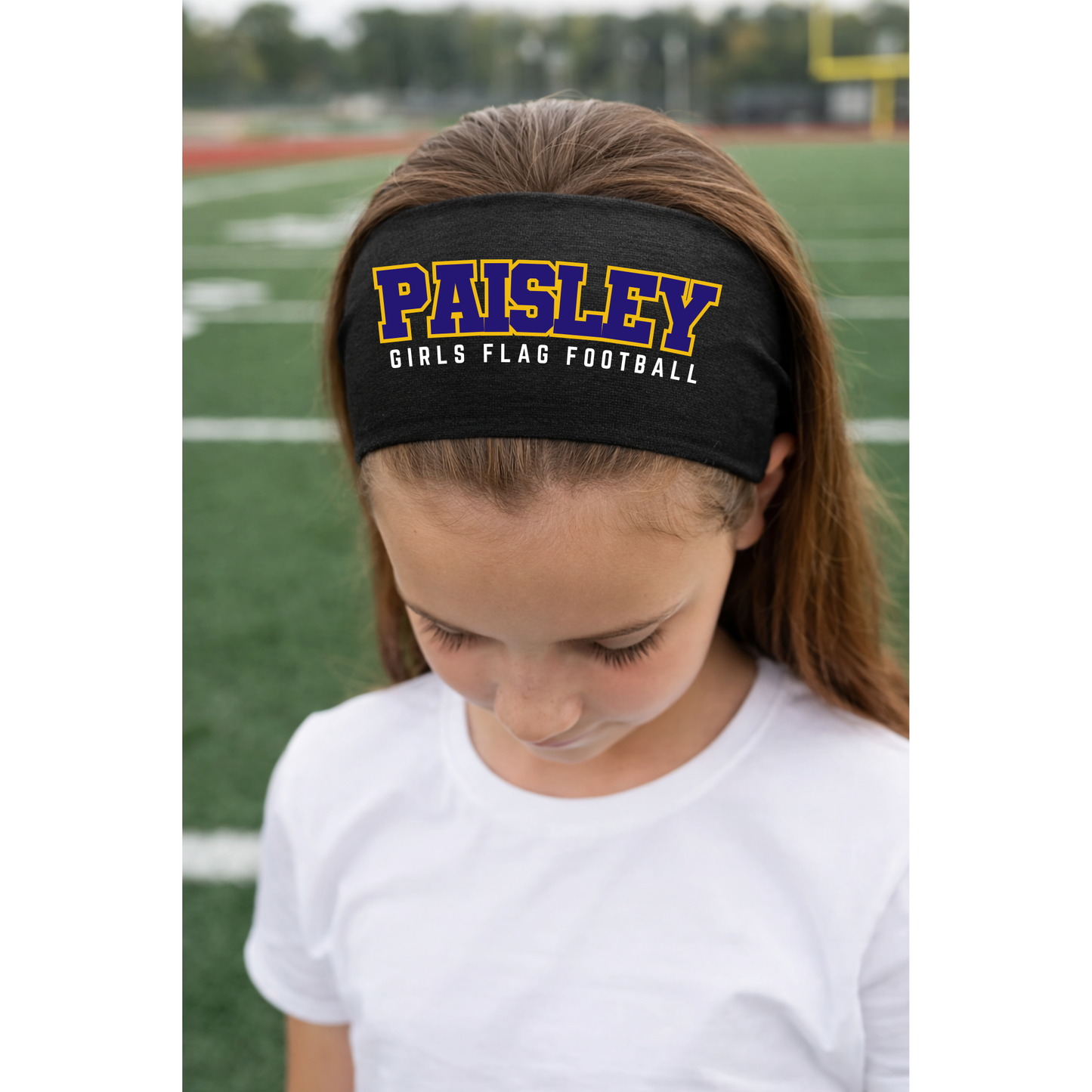 Ravens Girls Flag Football Headband | Custom Name