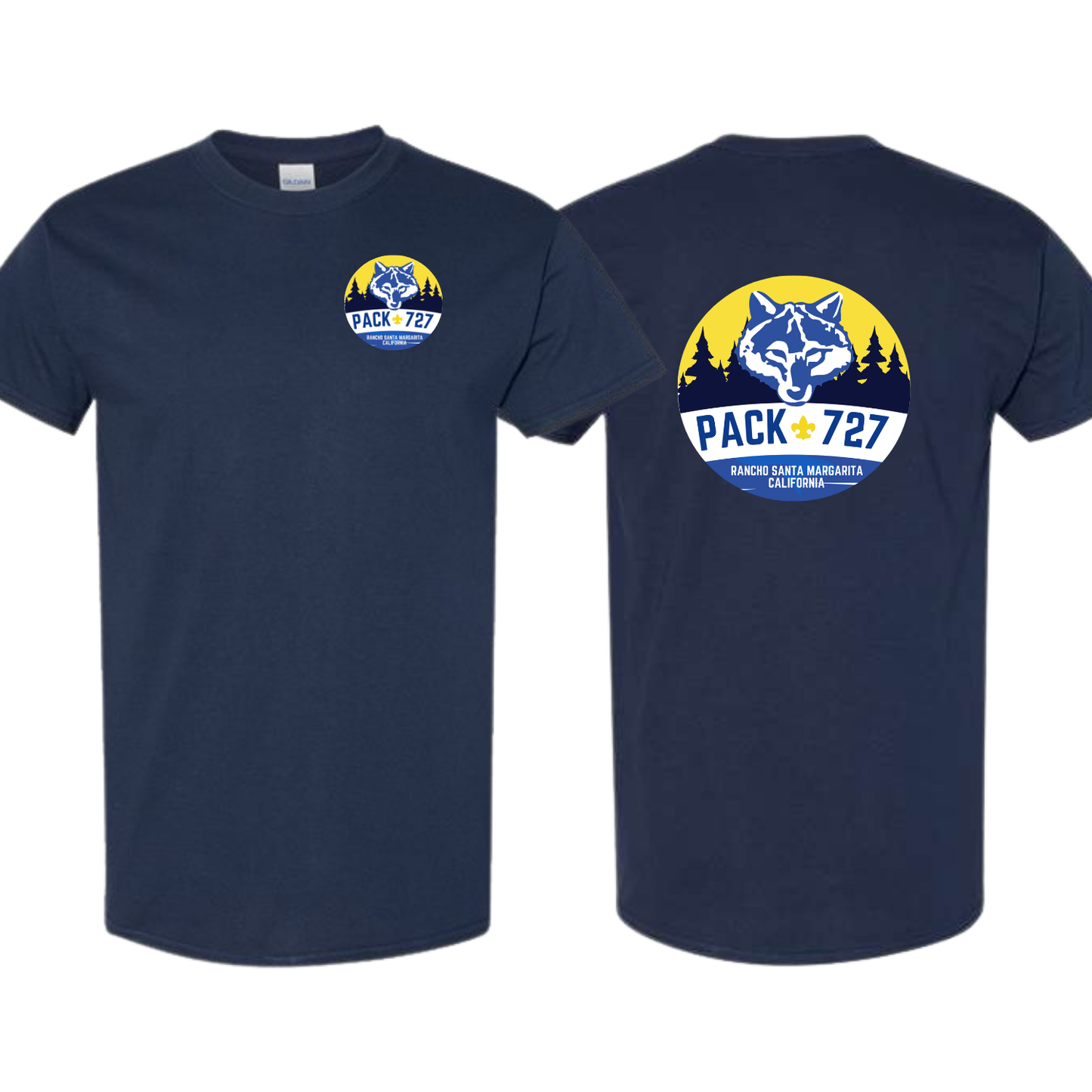 Cotton Cub Scouts Pack 727 ADULT Shirt