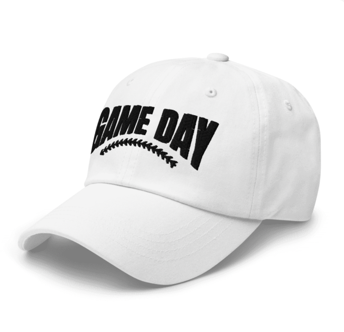 Baseball Game Day Hat | Classic Hat | Adjustable Strap