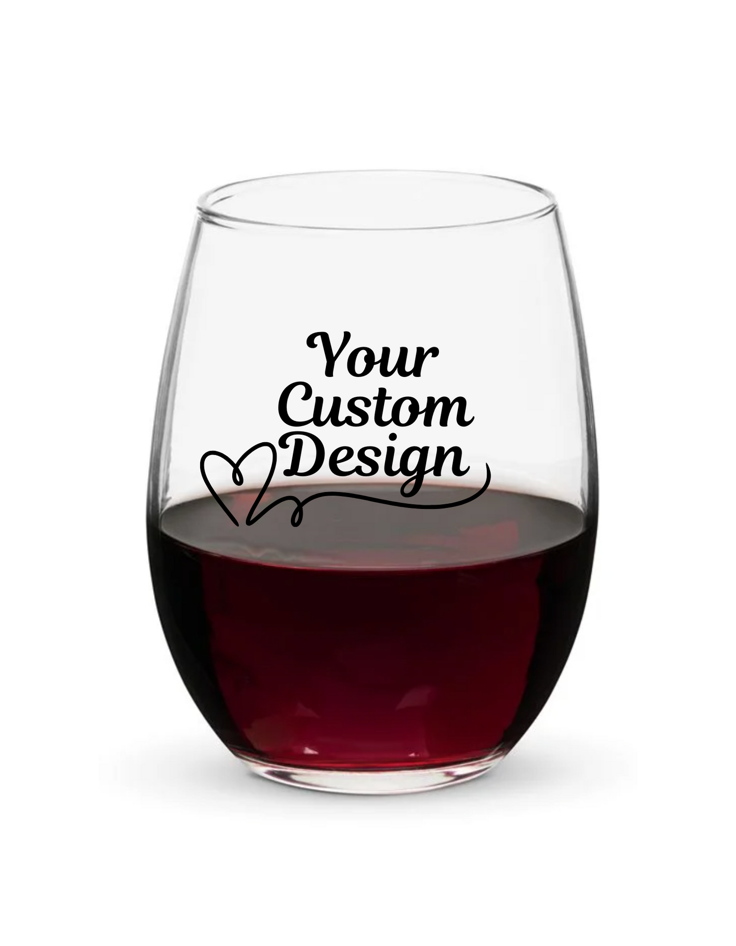 Custom Stemless Wine Glass | 15 oz