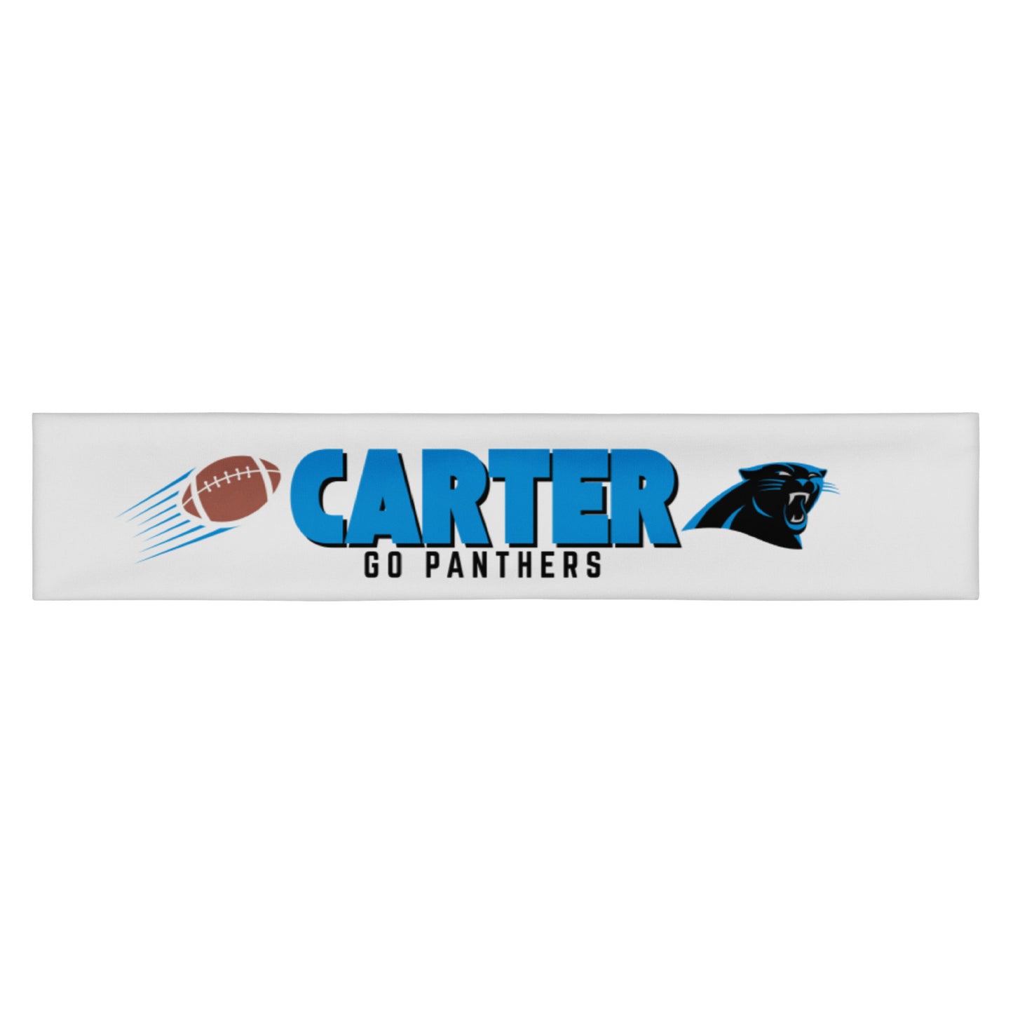 Panthers Flag Football Headband | Custom Name
