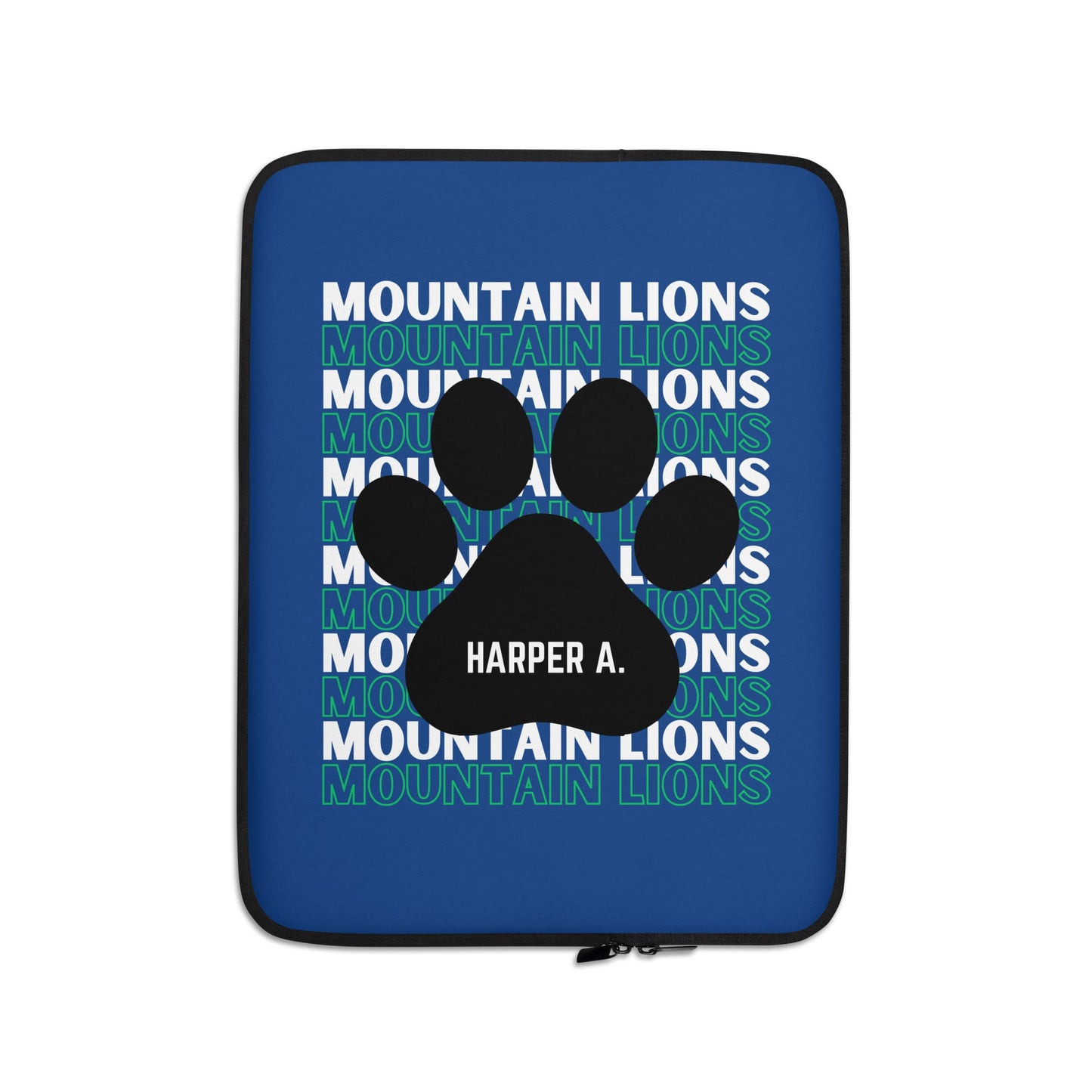Melinda Heights Chromebook Case | Customizable Name | Mountain Lions Design