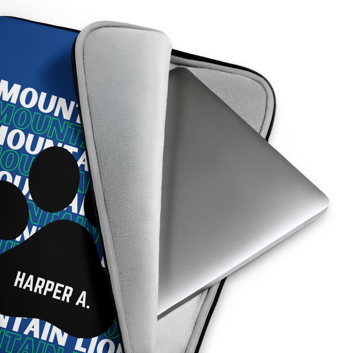 Melinda Heights Chromebook Case | Customizable Name | Mountain Lions Design