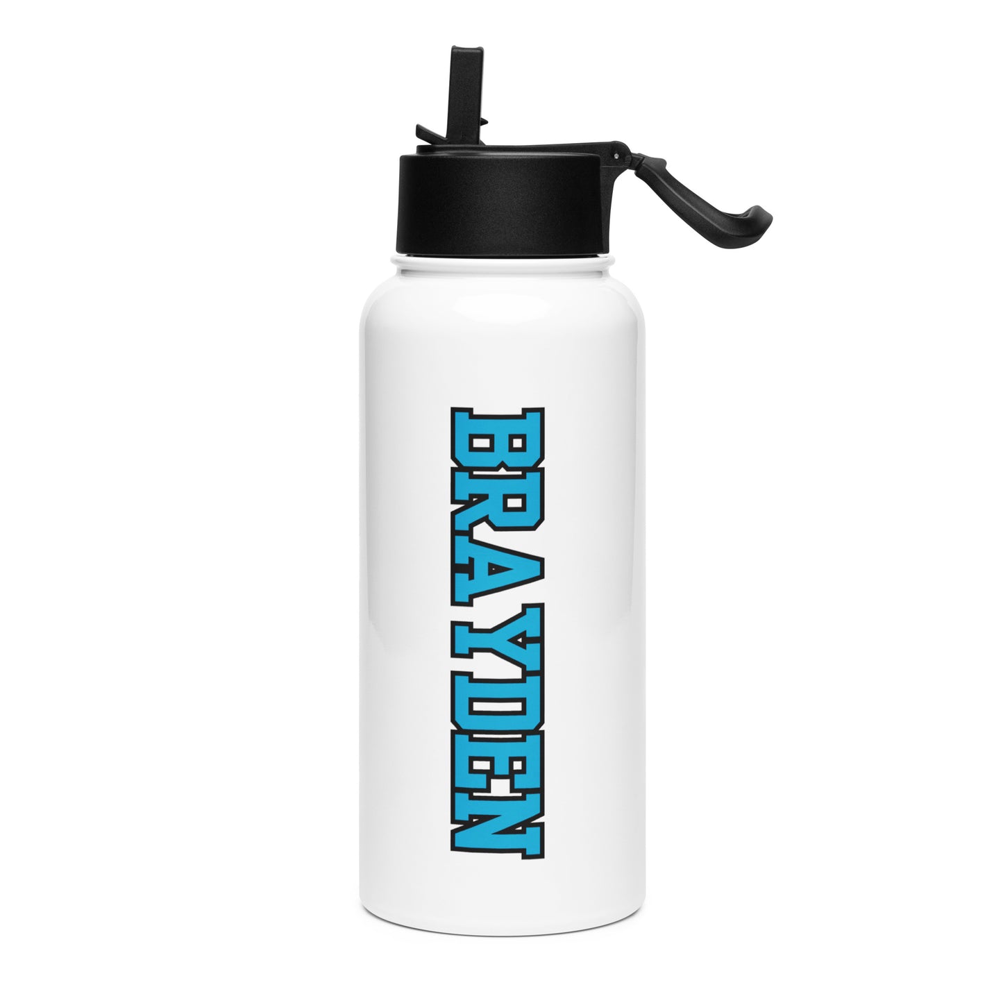 Panthers Flag Football Water Bottle | Custom Name