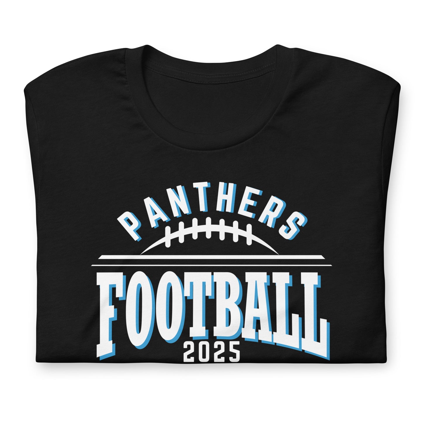 Panthers Flag Football Shirt | Bold Text Front Design | ADULT Unisex Sizing