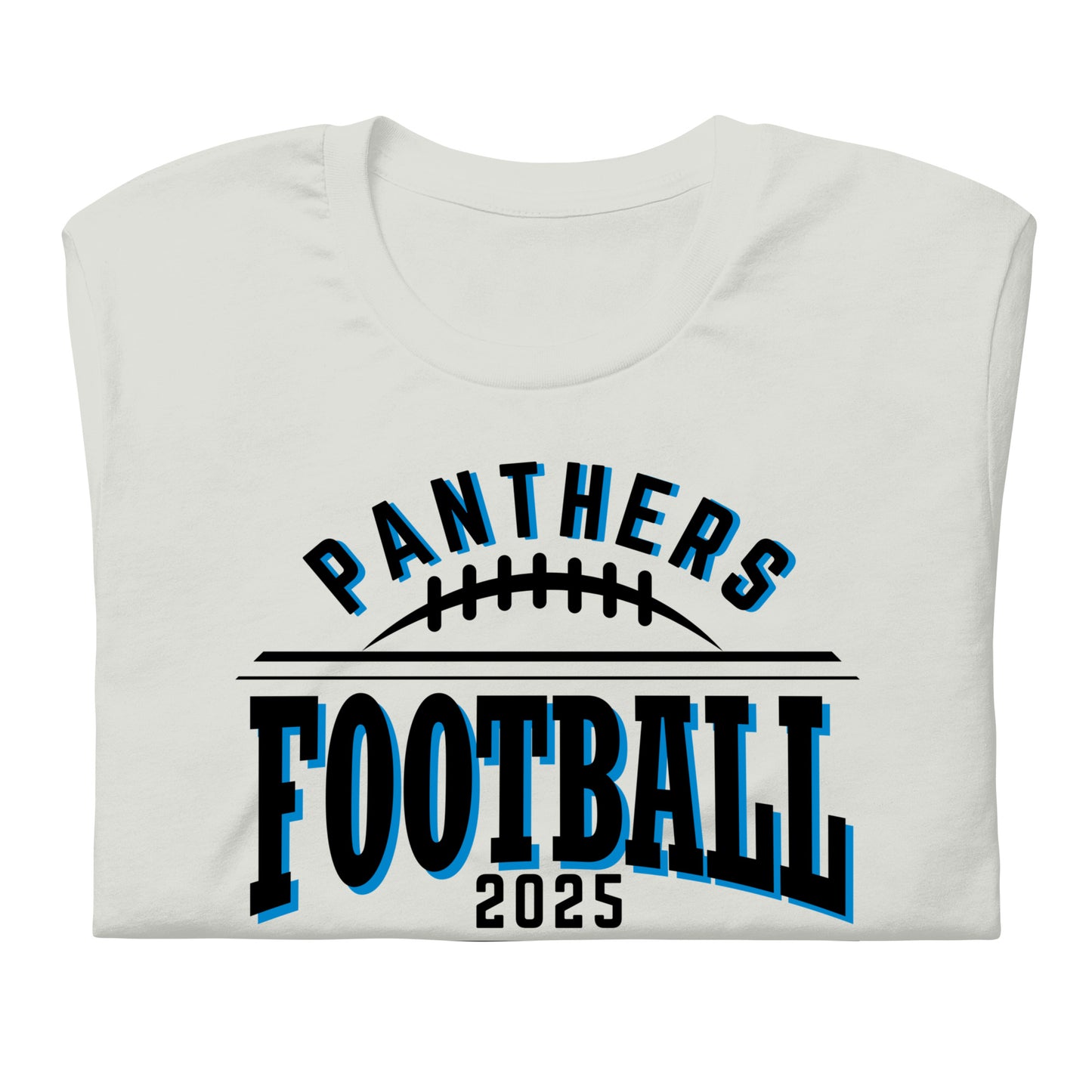 Panthers Flag Football Shirt | Bold Text Front Design | ADULT Unisex Sizing