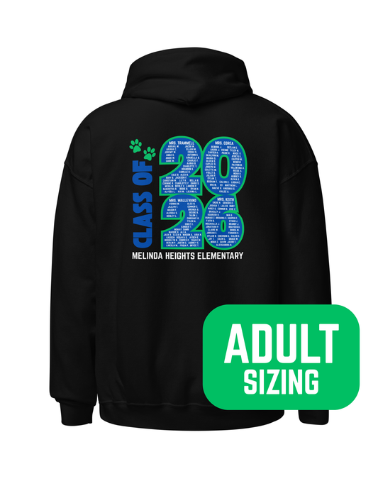 Melinda Heights Class of 2026 ADULT Hoodie