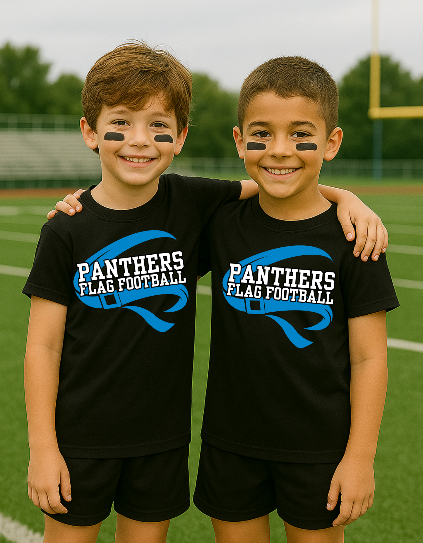 Flag Football Team Shirt | Custom Team and Color | Flag Belt Design | YOUTH Unisex Sizing