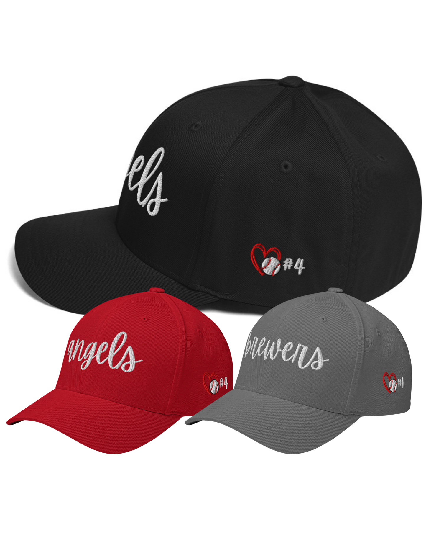 Baseball Mom Hat | Custom Team Name and Player Number