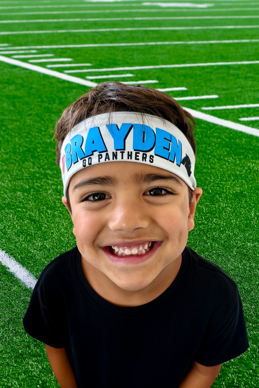 Panthers Flag Football Headband | Custom Name