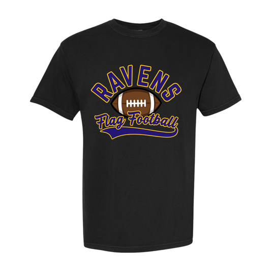 Ravens Girls Flag Football Shirt | Design 1