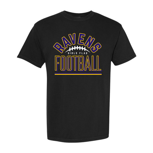 Ravens Girls Flag Football Shirt | Design 2