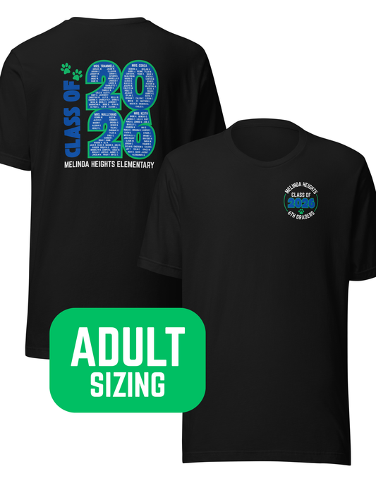 Melinda Heights Class of 2026 ADULT Shirt