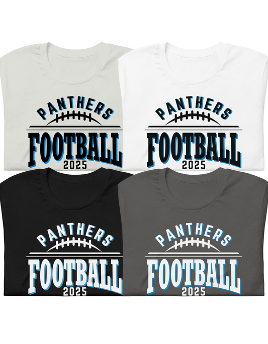 Panthers Flag Football Shirt | Bold Text Front Design | ADULT Unisex Sizing