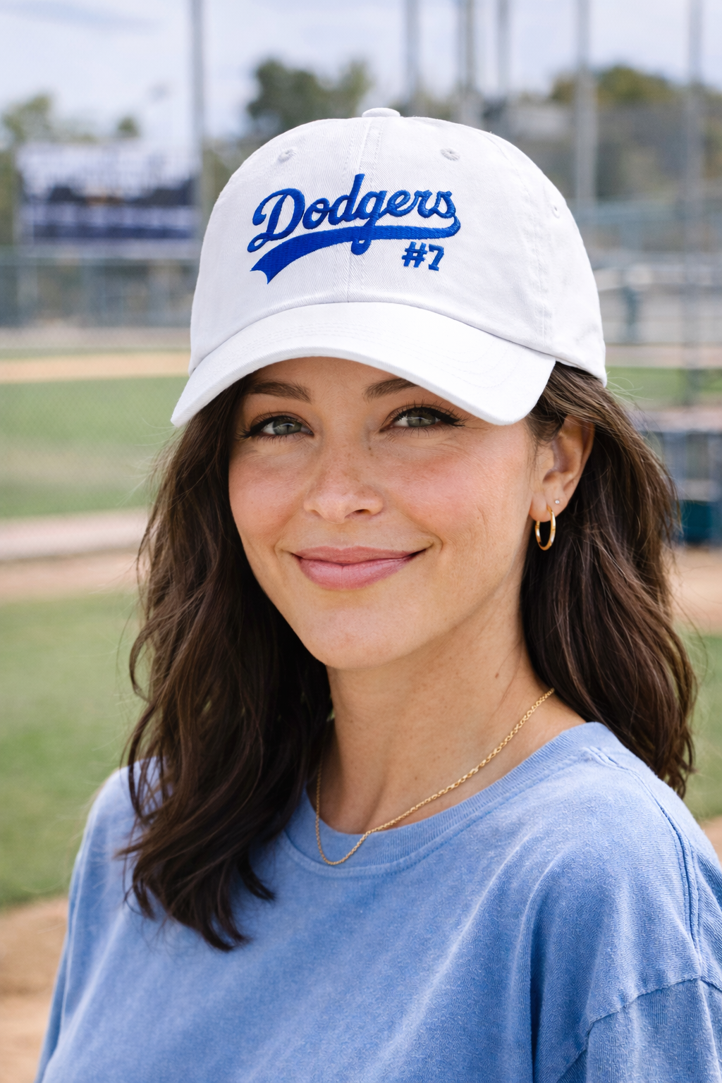Rookie Dodgers Baseball Hat | Custom Embroidery | Unstructured with Adjustable Strap