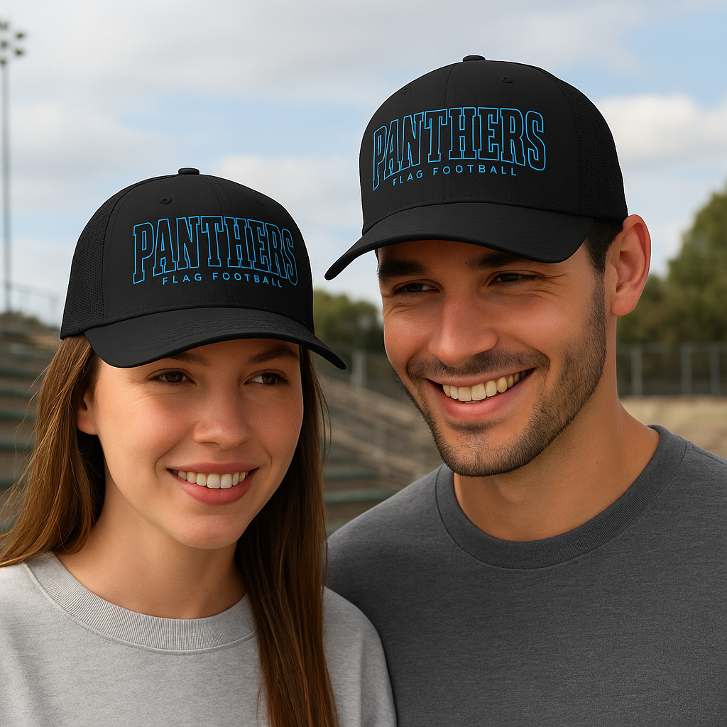 Panthers Flag Football Trucker Hat