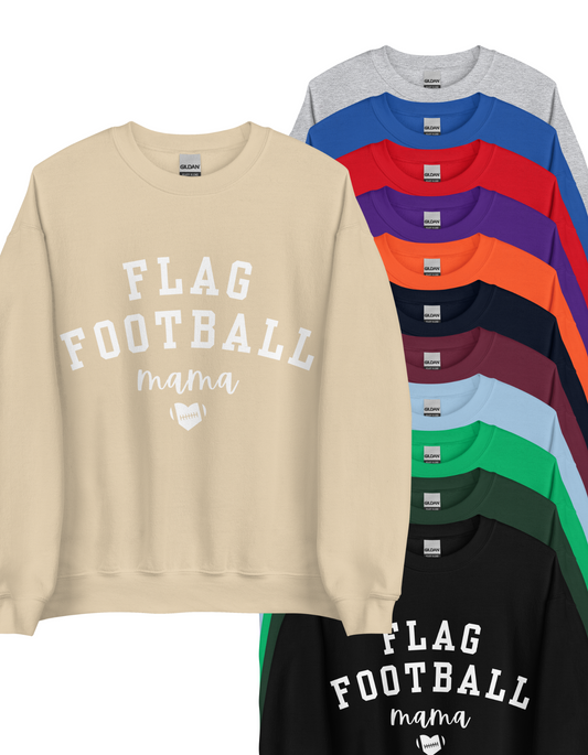 Flag Football Mama Sweatshirt | ADULT Unisex Sizing