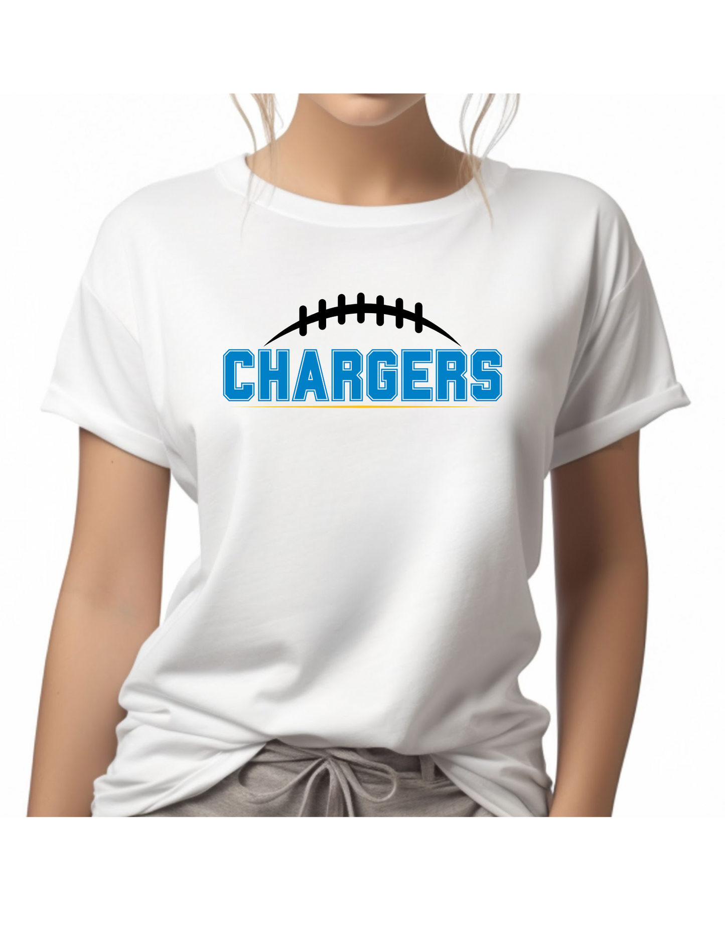 Football Tee | Custom Team Name and Colors | Adult Unisex Shirt