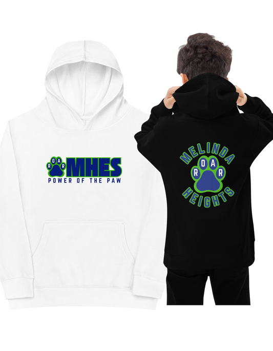 Melinda Heights Hoodie | Power of the Paw Front and Back Design | YOUTH Unisex Sizing