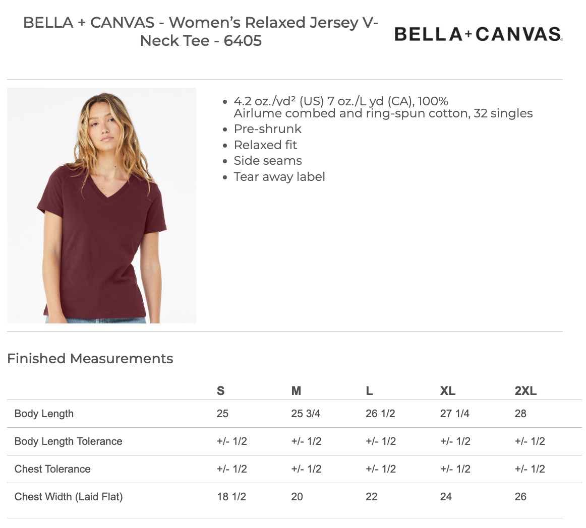 Glen Yermo V-Neck Shirt | Mountain Lion Logo | Women's Sizing