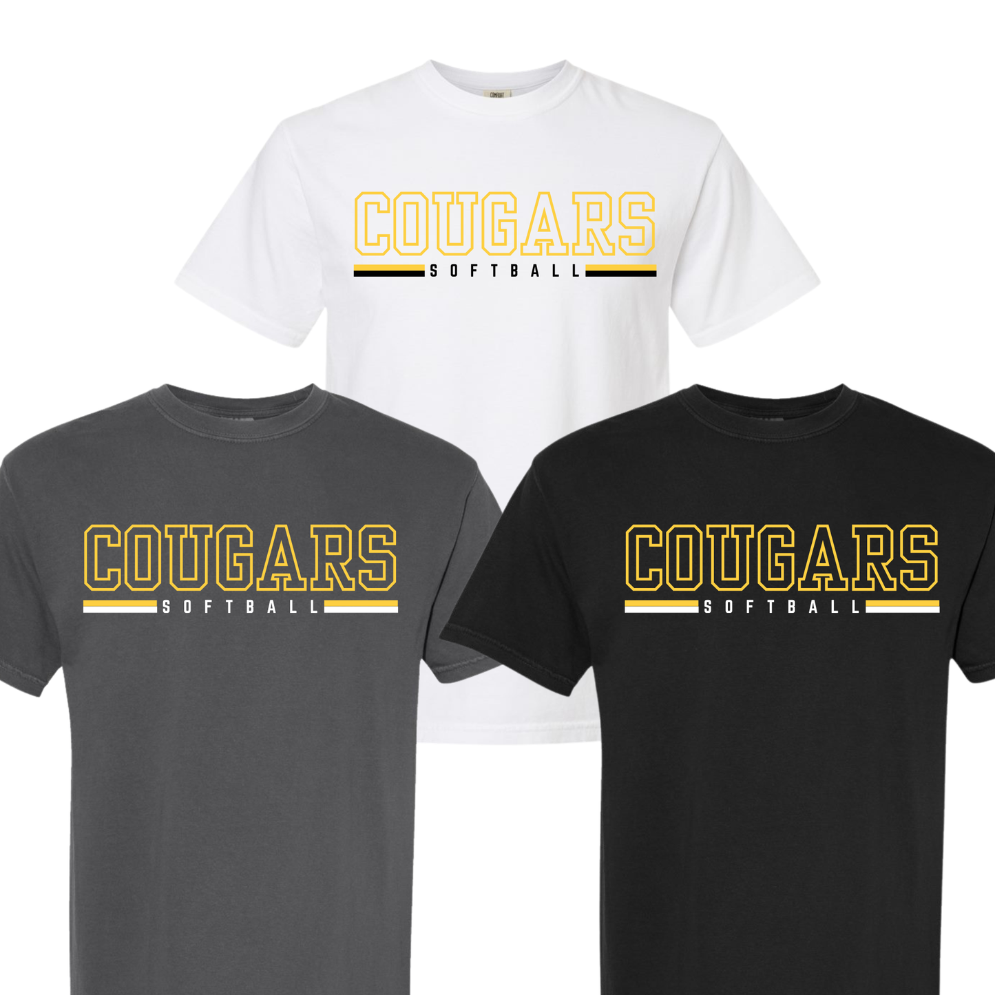Capo Valley Softball Shirt | Design 3 | Comfort Colors Adult Unisex