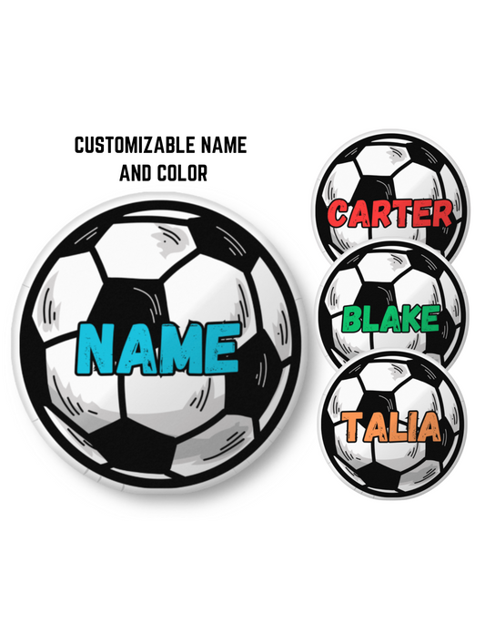 Soccer Pillow | Custom Name & Color | 16" Pillow