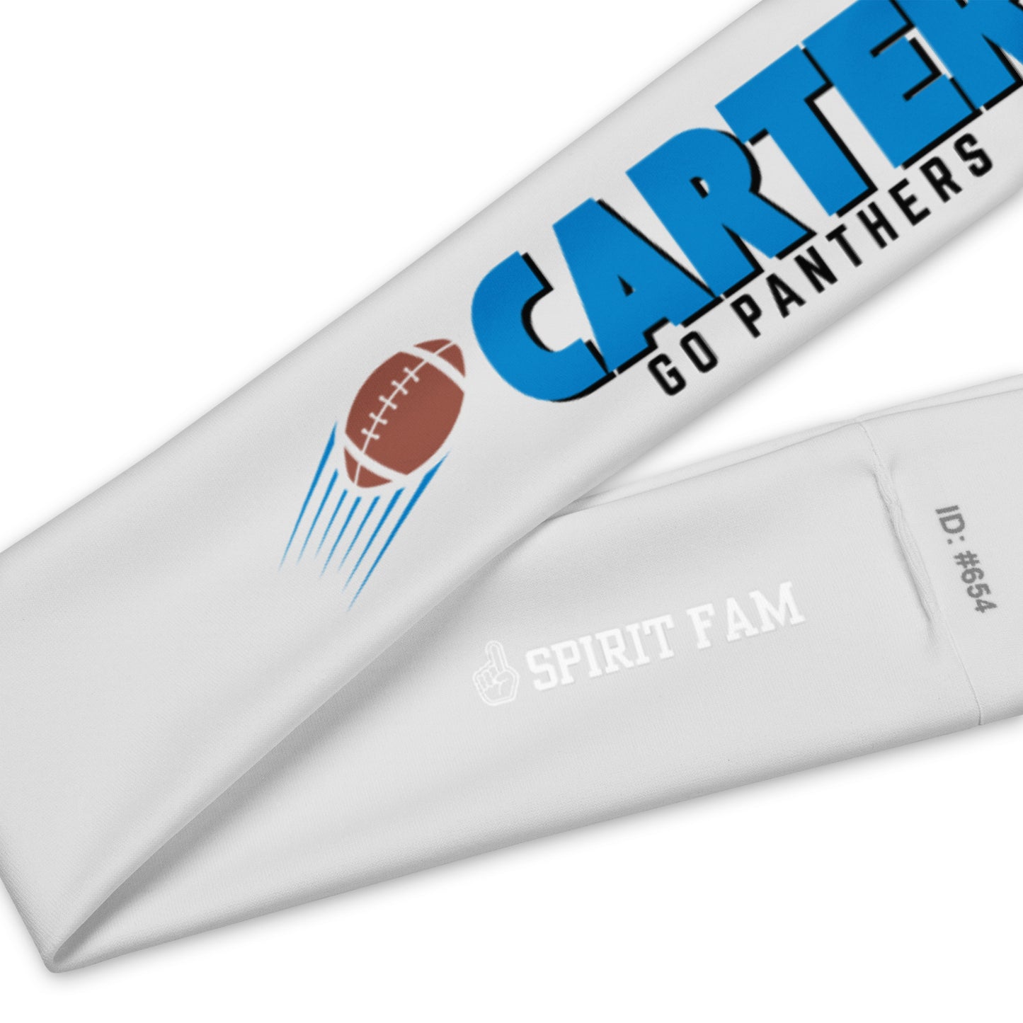 Panthers Flag Football Headband | Custom Name