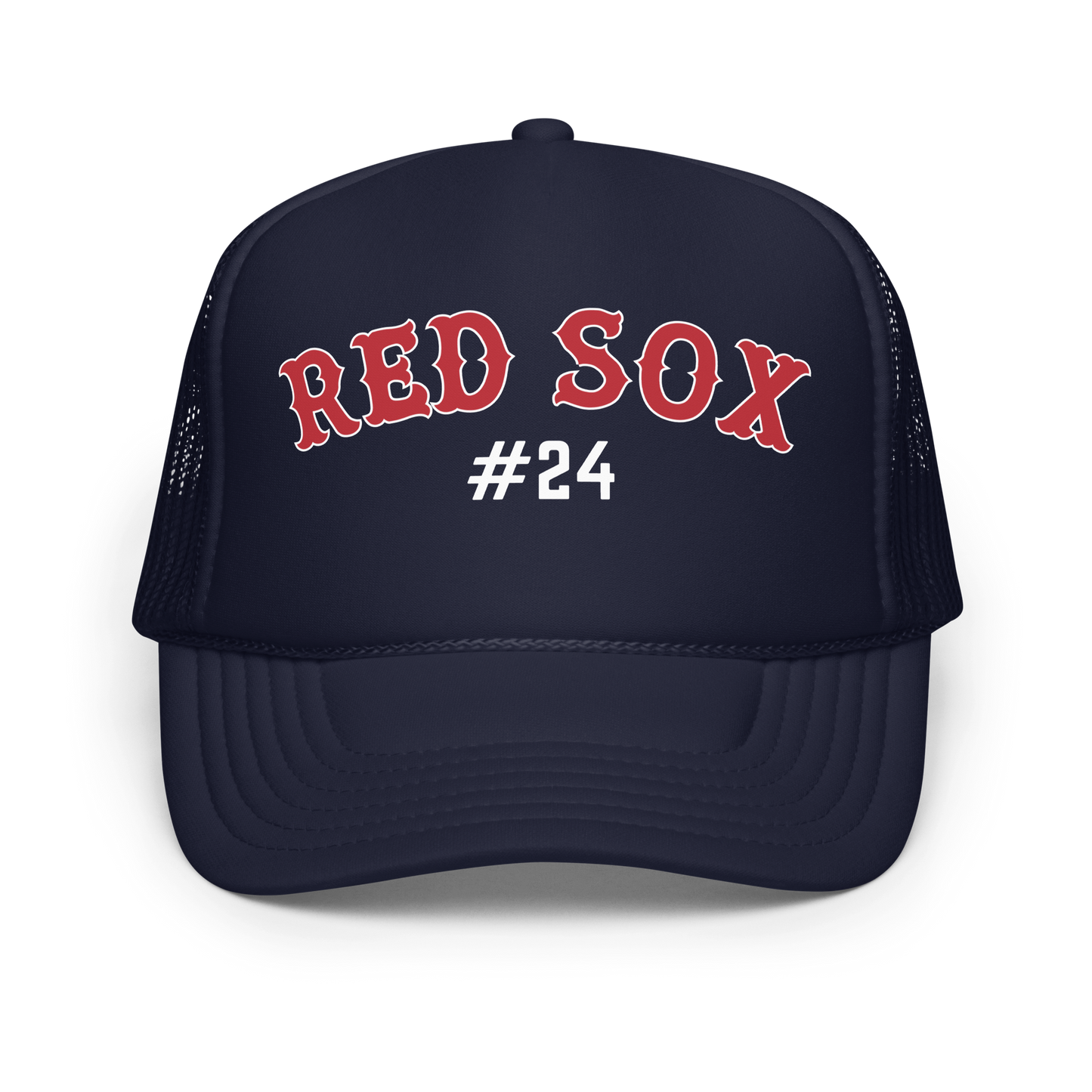 Rookie Red Sox Foam Front Trucker Hat | Custom Number