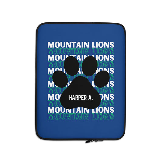 Melinda Heights Chromebook Case | Customizable Name | Mountain Lions Design
