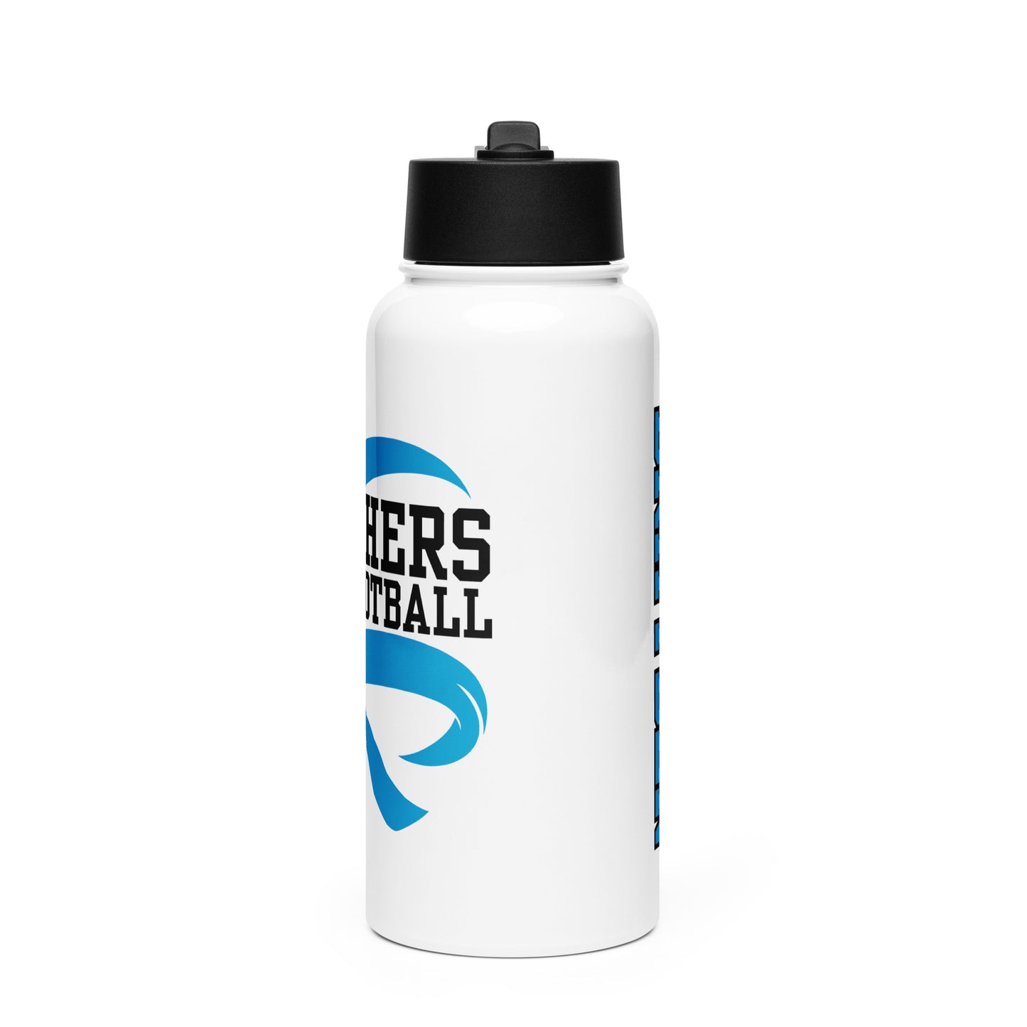 Panthers Flag Football Water Bottle | Custom Name