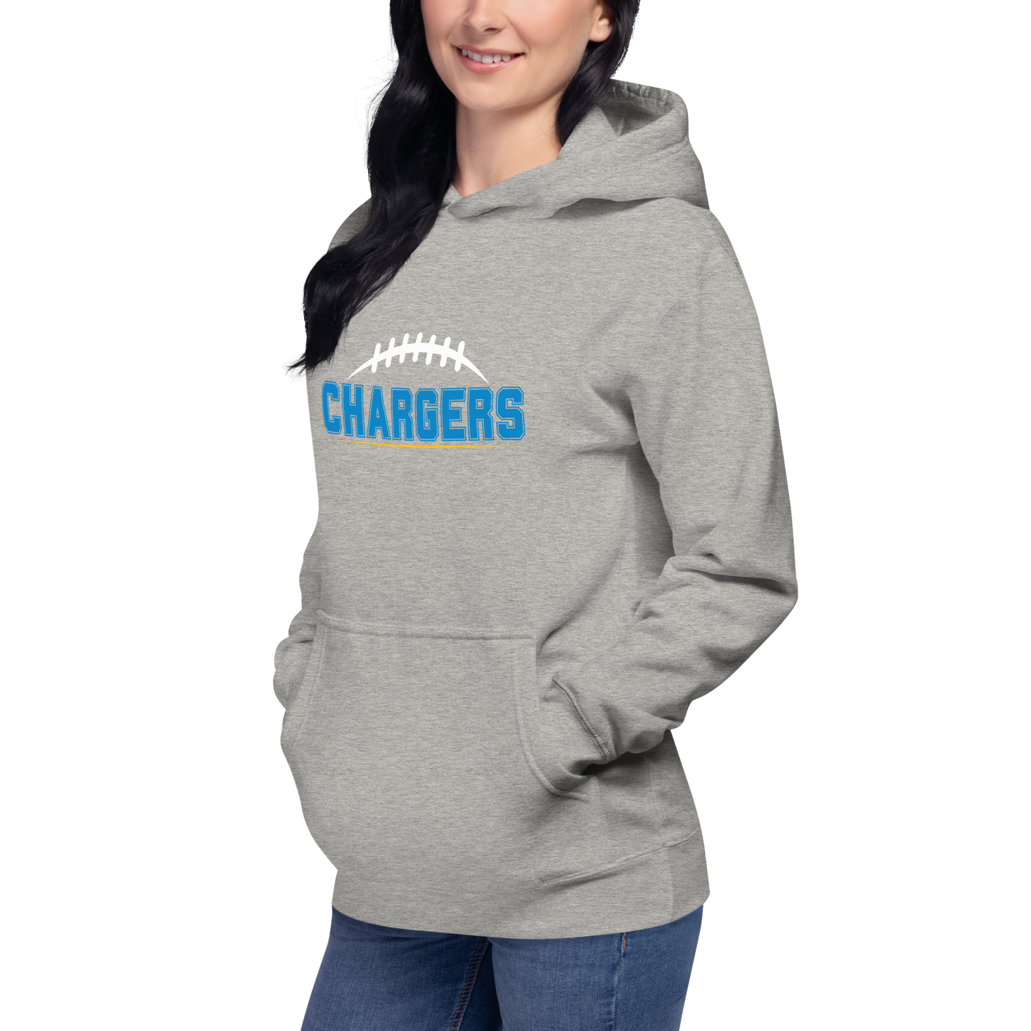 Football Hoodie | Custom Team Name and Colors | Adult Unisex Sweatshirt